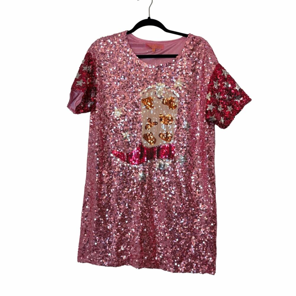 Simply Southern Sequins Shirt Dress Cowboy Boot